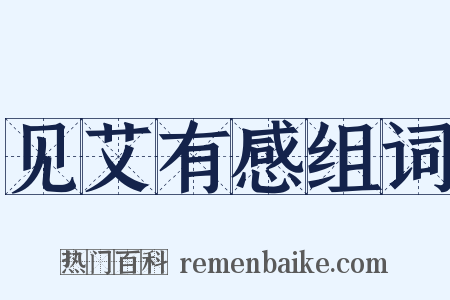 见艾有感组词是什么意思的图片